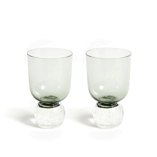 Bubble Glass Tumbler, Set of 2